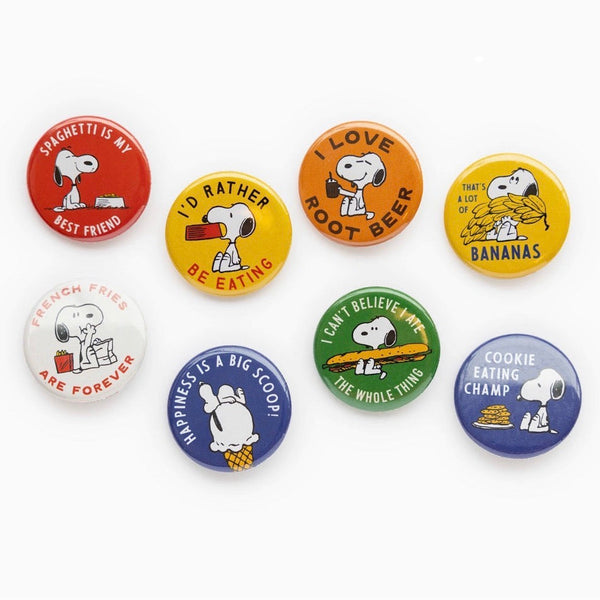 3P4 X Peanuts® - Snoopy Food Edition Button (random pick!)