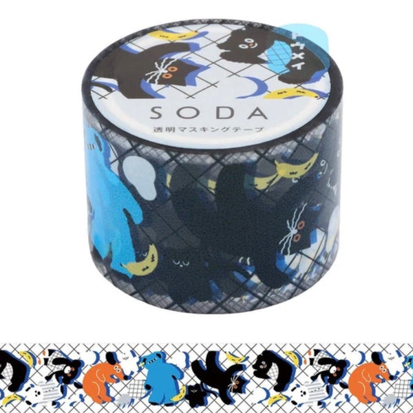 KINGJIM SODA Clear Washi Tape