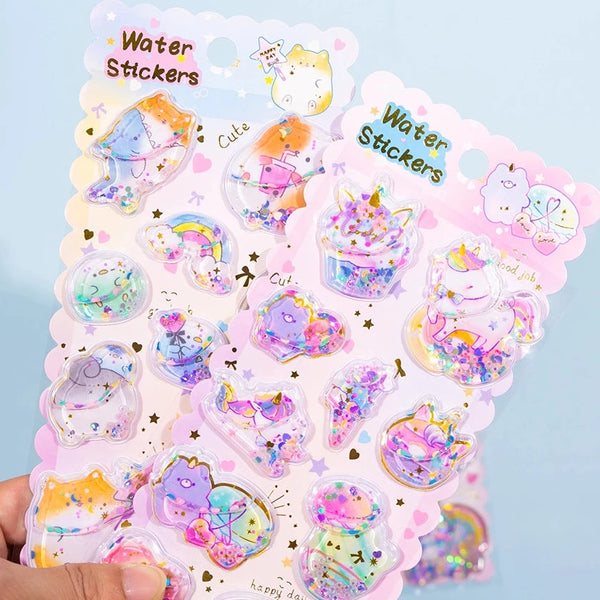 Glitter Water Stickers
