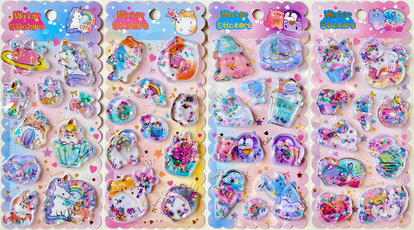 Glitter Water Stickers