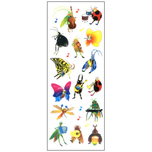 Clear Sticker Sheet from Japan (4 designs)