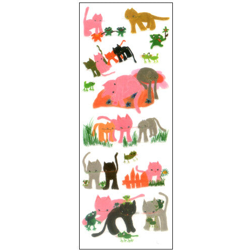 Clear Sticker Sheet from Japan (4 designs)