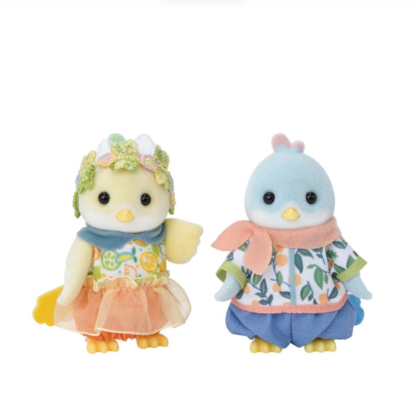 Calico Critters Citrus Bird Family