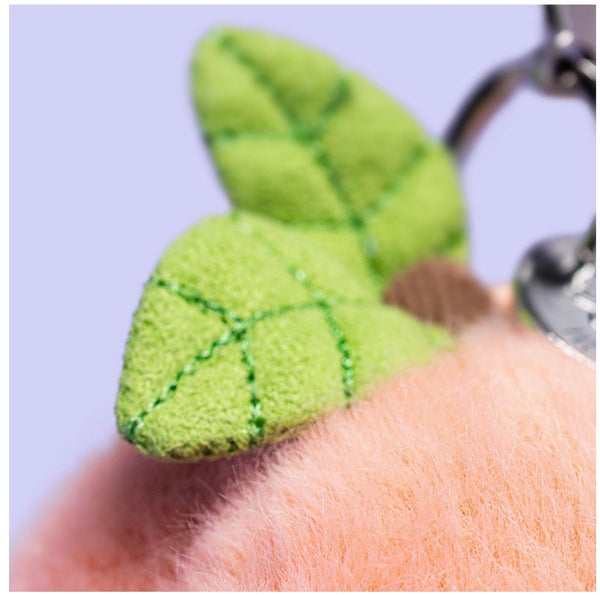 Amuseables Peach Bag Charm by Jellycat