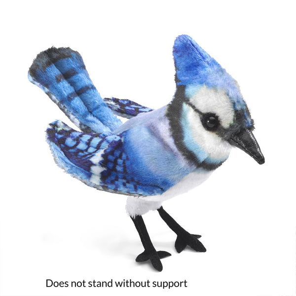 Blue Jay Finger Puppet