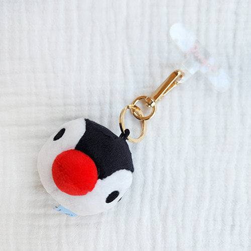 Pingu and Pinga Face Plush Keychain / Bag Charm