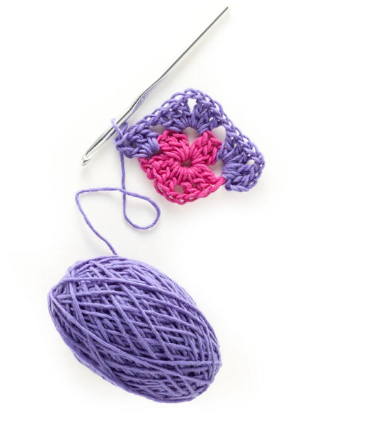 Explore Crochet: Granny Square Kit – Berry