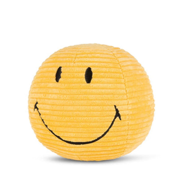 Bon Ton Toys 5” Corduroy Plush Smiley in Yellow