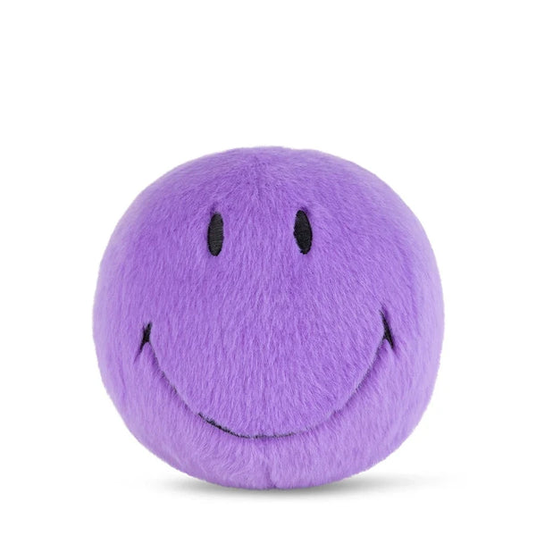 Bon Ton Toys 5” Fuzzy Plush Smiley in Purple