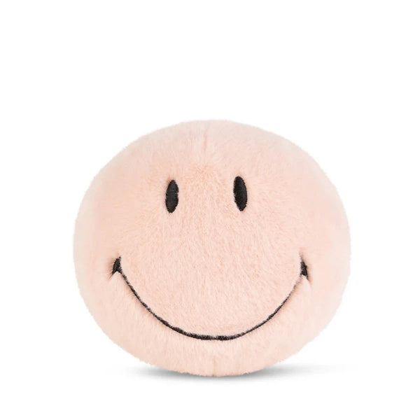 Bon Ton Toys 5” Fuzzy Plush Smiley in Pink