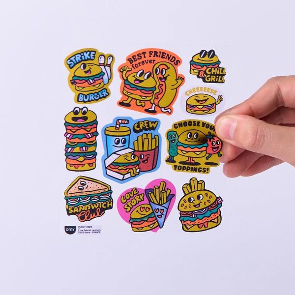Sticker Big Burger By OMY