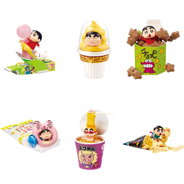 Re-Ment Crayon Shin Chan Snack Otsuya Party