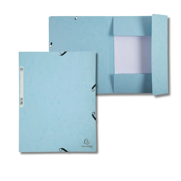 Exacompta 3-Flap File Folders With Elastic Closure