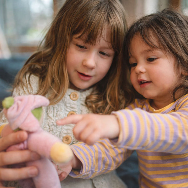 Nanchen Pink Flower Fairy Rattle