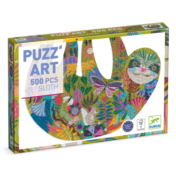The Sloth 500pc Puzz'Art Shaped Jigsaw Puzzle