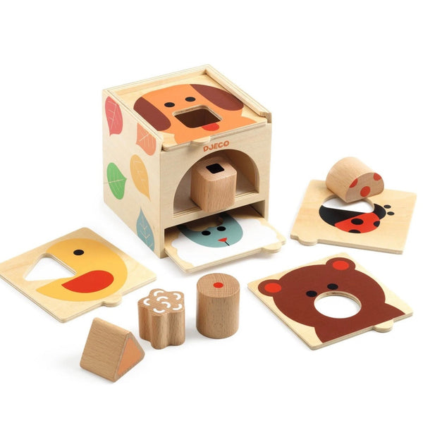 BoxBasic Wooden Activity Box By Djeco