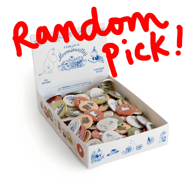 3P4 X Moomin® Buttons: A Slow Life in Moominvalley  (random pick!)