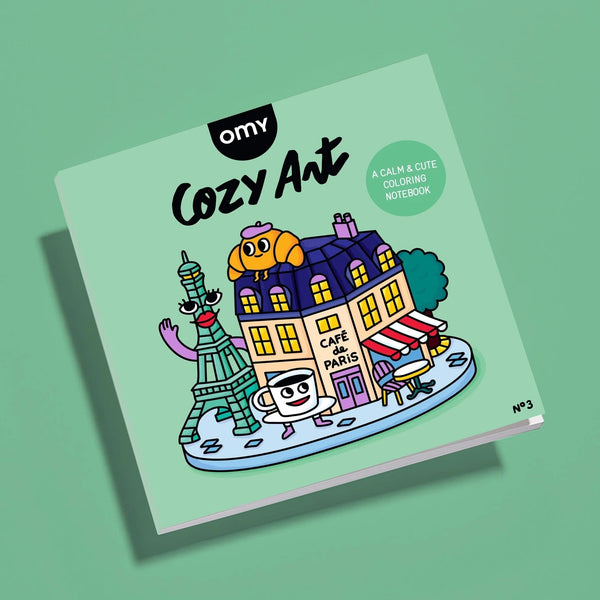 Cozy Coloring Book - Cafe de Paris