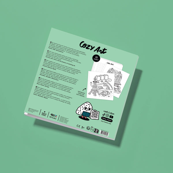 Cozy Coloring Book - Cafe de Paris