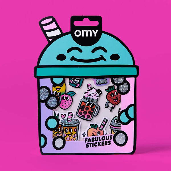 Sticker Big Bubble Tea By OMY