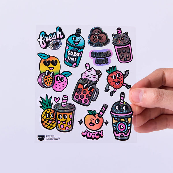 Sticker Big Bubble Tea By OMY