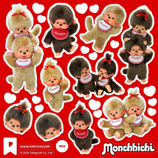 Monchhichi Mix & Match Stickers by Pipsticks