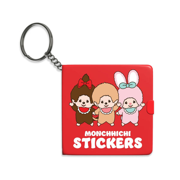 Friends Forever Monchhichi Mini Stickerbook Keychain by Pipsticks