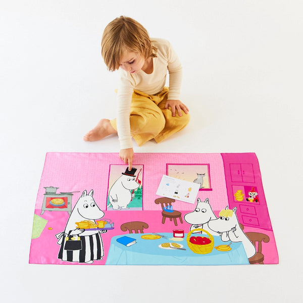 Moominvalley Kitchen Seek & Find Playsilk by Sarah's Silks