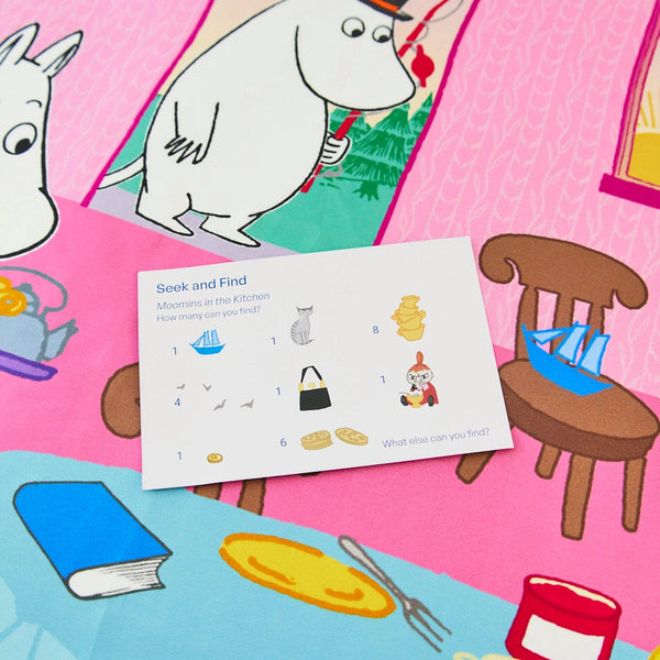 Moominvalley Kitchen Seek & Find Playsilk by Sarah's Silks