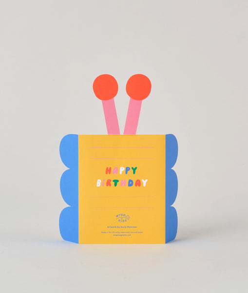 Fold Out Butterfly Birthday Card