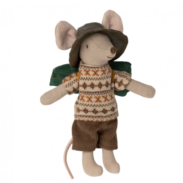 Hiker Mouse Brother (with magnet hands) by Maileg