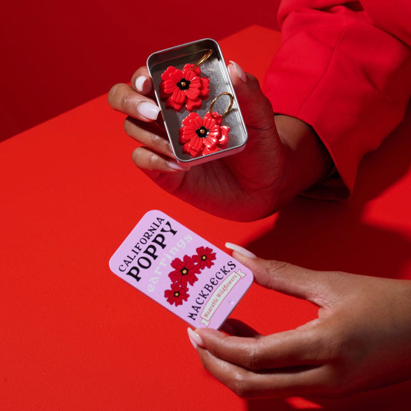 Poppy Earrings by MackBecks