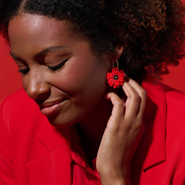 Poppy Earrings by MackBecks