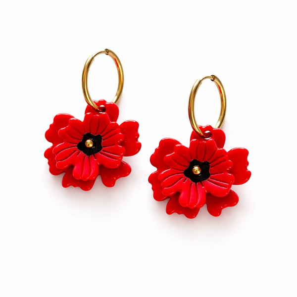 Poppy Earrings by MackBecks