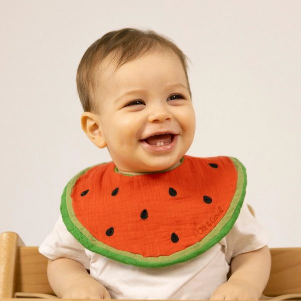 Oli & Carol Wally the Watermellon Bib