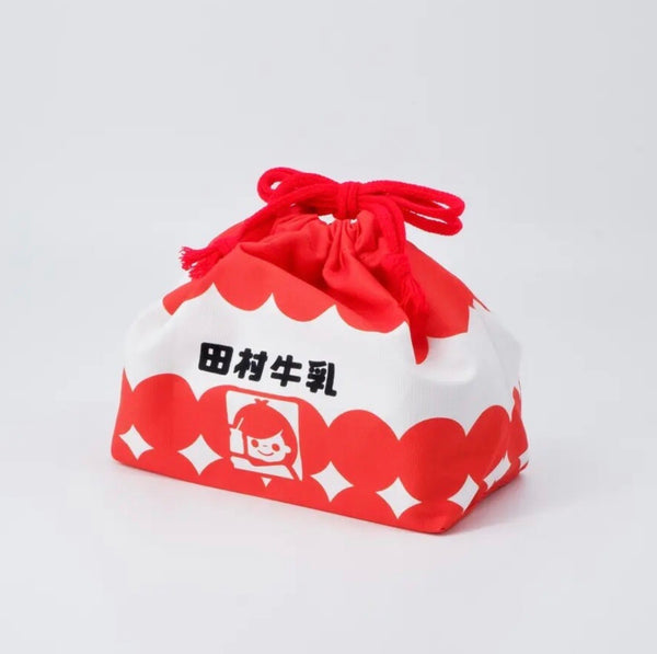 Tamura Milk Bento Drawsrting Bag