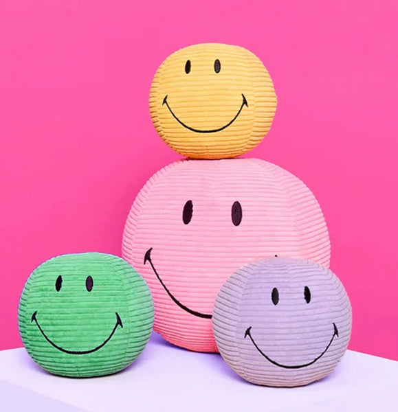 Bon Ton Toys 5” Corduroy Plush Smiley in Green