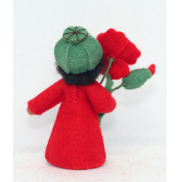 Red Poppy Prince by Eco Flower Fairies