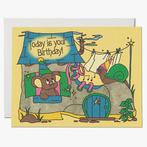 Birthday Boot Card