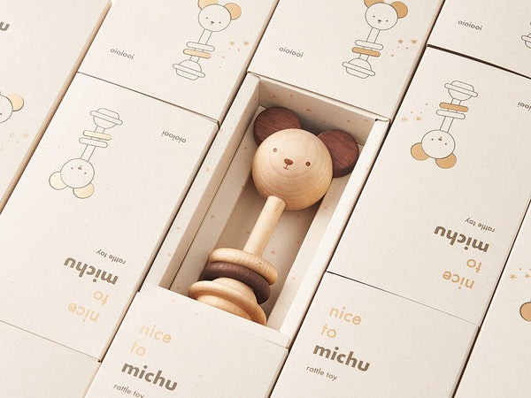 Oioiooi Nice To Michu Baby Rattle