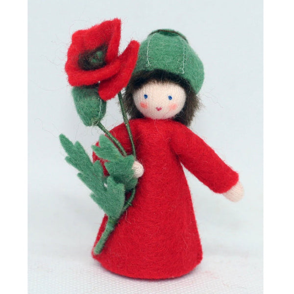 Red Poppy Prince by Eco Flower Fairies