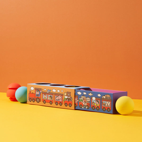 B Is For Ball® X Sundae Kids | Train-Themed Baby Gift Set