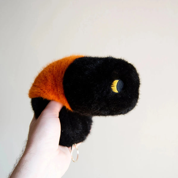 Wooly Bear Caterpillar Weighted Plush