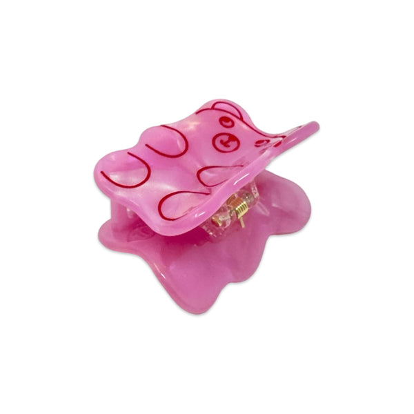 Mini Pink Gummy bear Hair Claw by Jenny Lemons