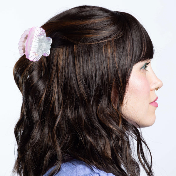 Midi Scallop Shell Hair Claw by Jenny Lemons