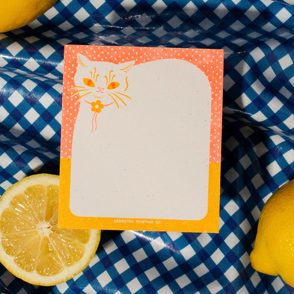 Loaf Cat Notepad By Bromstad Printing