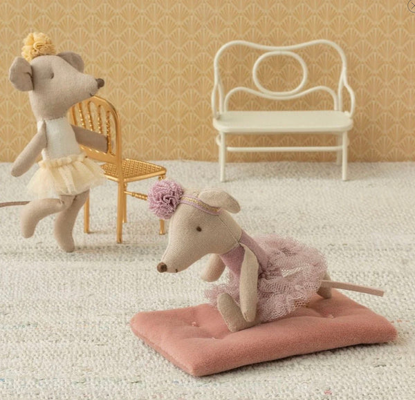 Maileg Ballerina Mouse, Little Sister - Heather