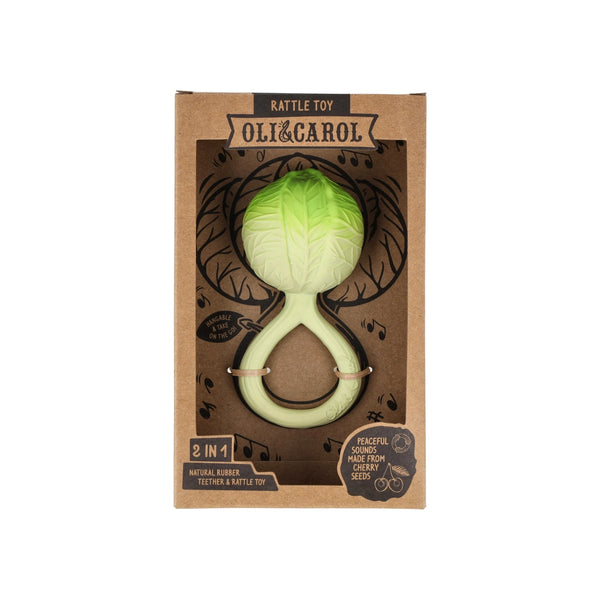 Oli & Carol Cabbage Rattle Toy