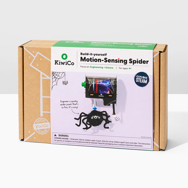 Halloween Motion Sensing Spider by Kiwi Co.