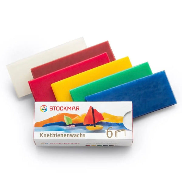 Stockmar Modelling Beeswax Box - 6 assorted colors